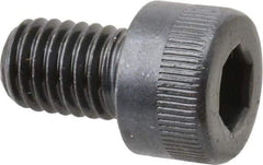 Made in USA - M8x1.25 Metric Coarse Hex Socket Drive, Socket Cap Screw - Grade 12.9 Alloy Steel, Black Oxide Finish, Fully Threaded, 12mm Length Under Head - Eagle Tool & Supply