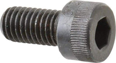Made in USA - M8x1.25 Metric Coarse Hex Socket Drive, Socket Cap Screw - Grade 12.9 Alloy Steel, Black Oxide Finish, Fully Threaded, 16mm Length Under Head - Eagle Tool & Supply
