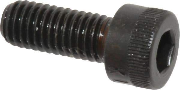 Made in USA - M8x1.25 Metric Coarse Hex Socket Drive, Socket Cap Screw - Grade 12.9 Alloy Steel, Black Oxide Finish, Fully Threaded, 20mm Length Under Head - Eagle Tool & Supply