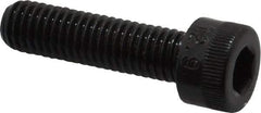 Made in USA - M8x1.25 Metric Coarse Hex Socket Drive, Socket Cap Screw - Grade 12.9 Alloy Steel, Black Oxide Finish, Fully Threaded, 30mm Length Under Head - Eagle Tool & Supply