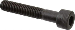 Made in USA - M8x1.25 Metric Coarse Hex Socket Drive, Socket Cap Screw - Grade 12.9 Alloy Steel, Black Oxide Finish, Partially Threaded, 45mm Length Under Head - Eagle Tool & Supply