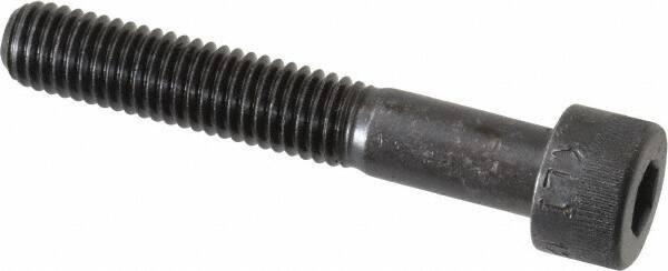 Made in USA - M8x1.25 Metric Coarse Hex Socket Drive, Socket Cap Screw - Grade 12.9 Alloy Steel, Black Oxide Finish, Partially Threaded, 50mm Length Under Head - Eagle Tool & Supply