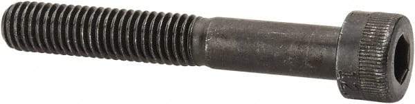 Made in USA - M8x1.25 Metric Coarse Hex Socket Drive, Socket Cap Screw - Grade 12.9 Alloy Steel, Black Oxide Finish, Partially Threaded, 55mm Length Under Head - Eagle Tool & Supply