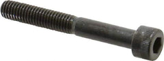 Made in USA - M8x1.25 Metric Coarse Hex Socket Drive, Socket Cap Screw - Grade 12.9 Alloy Steel, Black Oxide Finish, Partially Threaded, 60mm Length Under Head - Eagle Tool & Supply