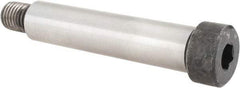 Made in USA - 1" Shoulder Diam x 4-1/2" Shoulder Length, 3/4-10 UNC, Hex Socket Shoulder Screw - 4000 Alloy Steel, Uncoated, 1-5/16" Head Diam - Eagle Tool & Supply