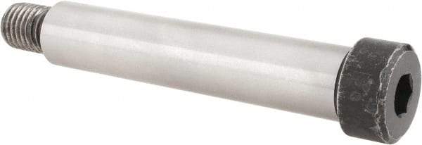 Made in USA - 1" Shoulder Diam x 5" Shoulder Length, 3/4-10 UNC, Hex Socket Shoulder Screw - 4000 Alloy Steel, Uncoated, 1-5/16" Head Diam - Eagle Tool & Supply