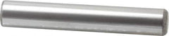 Made in USA - 1" Diam x 6" Pin Length Grade 8 Alloy Steel Standard Dowel Pin - Bright Finish, C 47-58 & C 60 (Surface) Hardness, 117,800 Lb (Single Shear), 235,600 Lb (Double Shear) Breaking Strength, 1 Beveled & 1 Rounded End - Eagle Tool & Supply