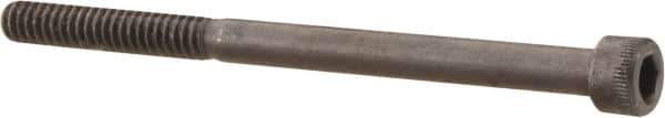 Made in USA - #10-24 UNC Hex Socket Drive, Socket Cap Screw - Alloy Steel, Black Oxide Finish, Partially Threaded, 2-3/4" Length Under Head - Eagle Tool & Supply