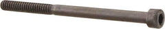 Made in USA - #10-24 UNC Hex Socket Drive, Socket Cap Screw - Alloy Steel, Black Oxide Finish, Partially Threaded, 2-3/4" Length Under Head - Eagle Tool & Supply