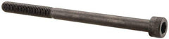 Made in USA - #10-32 UNF Hex Socket Drive, Socket Cap Screw - Alloy Steel, Black Oxide Finish, Partially Threaded, 2-3/4" Length Under Head - Eagle Tool & Supply