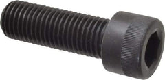Made in USA - 1-8 UNC Hex Socket Drive, Socket Cap Screw - Alloy Steel, Black Oxide Finish, Fully Threaded, 3" Length Under Head - Eagle Tool & Supply