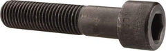 Made in USA - 1-8 UNC Hex Socket Drive, Socket Cap Screw - Alloy Steel, Black Oxide Finish, Partially Threaded, 4-3/4" Length Under Head - Eagle Tool & Supply