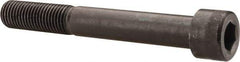 Made in USA - 1-8 UNC Hex Socket Drive, Socket Cap Screw - Alloy Steel, Black Oxide Finish, Partially Threaded, 7-1/2" Length Under Head - Eagle Tool & Supply