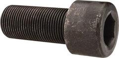Made in USA - 1-14 UNF Hex Socket Drive, Socket Cap Screw - Alloy Steel, Black Oxide Finish, Fully Threaded, 2-1/4" Length Under Head - Eagle Tool & Supply