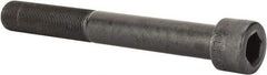 Made in USA - 1-14 UNF Hex Socket Drive, Socket Cap Screw - Alloy Steel, Black Oxide Finish, Partially Threaded, 8" Length Under Head - Eagle Tool & Supply