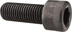 Made in USA - 1-1/8 - 7 UNC Hex Socket Drive, Socket Cap Screw - Alloy Steel, Black Oxide Finish, Fully Threaded, 3" Length Under Head - Eagle Tool & Supply