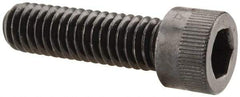 Made in USA - 5/16-18 UNC Hex Socket Drive, Socket Cap Screw - Alloy Steel, Black Oxide Finish, Fully Threaded, 1-1/8" Length Under Head - Eagle Tool & Supply