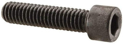 Made in USA - 5/16-18 UNC Hex Socket Drive, Socket Cap Screw - Alloy Steel, Black Oxide Finish, Fully Threaded, 1-3/8" Length Under Head - Eagle Tool & Supply