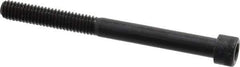 Made in USA - 5/16-18 UNC Hex Socket Drive, Socket Cap Screw - Alloy Steel, Black Oxide Finish, Partially Threaded, 3-1/2" Length Under Head - Eagle Tool & Supply