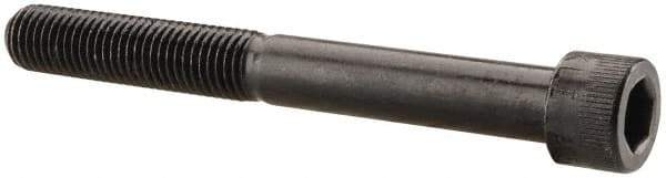 Made in USA - 5/16-24 UNF Hex Socket Drive, Socket Cap Screw - Alloy Steel, Black Oxide Finish, Partially Threaded, 2-3/4" Length Under Head - Eagle Tool & Supply