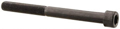 Made in USA - 5/16-24 UNF Hex Socket Drive, Socket Cap Screw - Alloy Steel, Black Oxide Finish, Partially Threaded, 3-1/2" Length Under Head - Eagle Tool & Supply