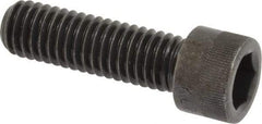 Made in USA - 7/16-14 UNC Hex Socket Drive, Socket Cap Screw - Alloy Steel, Black Oxide Finish, Fully Threaded, 1-1/2" Length Under Head - Eagle Tool & Supply