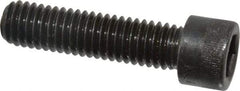 Made in USA - 7/16-14 UNC Hex Socket Drive, Socket Cap Screw - Alloy Steel, Black Oxide Finish, Fully Threaded, 1-3/4" Length Under Head - Eagle Tool & Supply