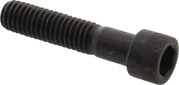 Made in USA - 7/16-14 UNC Hex Socket Drive, Socket Cap Screw - Alloy Steel, Black Oxide Finish, Partially Threaded, 2" Length Under Head - Eagle Tool & Supply