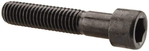 Made in USA - 7/16-14 UNC Hex Socket Drive, Socket Cap Screw - Alloy Steel, Black Oxide Finish, Partially Threaded, 2-1/4" Length Under Head - Eagle Tool & Supply