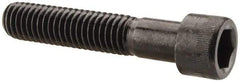 Made in USA - 7/16-14 UNC Hex Socket Drive, Socket Cap Screw - Alloy Steel, Black Oxide Finish, Partially Threaded, 2-1/4" Length Under Head - Eagle Tool & Supply