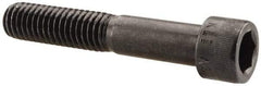 Made in USA - 7/16-14 UNC Hex Socket Drive, Socket Cap Screw - Alloy Steel, Black Oxide Finish, Partially Threaded, 2-1/2" Length Under Head - Eagle Tool & Supply