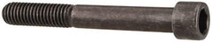 Made in USA - 7/16-14 UNC Hex Socket Drive, Socket Cap Screw - Alloy Steel, Black Oxide Finish, Partially Threaded, 3-1/2" Length Under Head - Eagle Tool & Supply