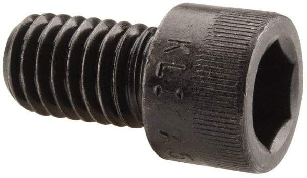 Made in USA - 7/16-14 UNC Hex Socket Drive, Socket Cap Screw - Alloy Steel, Black Oxide Finish, Fully Threaded, 3/4" Length Under Head - Eagle Tool & Supply