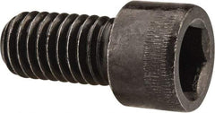 Made in USA - 7/16-14 UNC Hex Socket Drive, Socket Cap Screw - Alloy Steel, Black Oxide Finish, Fully Threaded, 7/8" Length Under Head - Eagle Tool & Supply