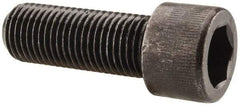 Made in USA - 7/16-20 UNF Hex Socket Drive, Socket Cap Screw - Alloy Steel, Black Oxide Finish, Fully Threaded, 1-1/4" Length Under Head - Eagle Tool & Supply
