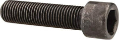 Made in USA - 7/16-20 UNF Hex Socket Drive, Socket Cap Screw - Alloy Steel, Black Oxide Finish, Fully Threaded, 1-3/4" Length Under Head - Eagle Tool & Supply