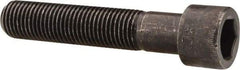 Made in USA - 7/16-20 UNF Hex Socket Drive, Socket Cap Screw - Alloy Steel, Black Oxide Finish, Partially Threaded, 2-1/4" Length Under Head - Eagle Tool & Supply