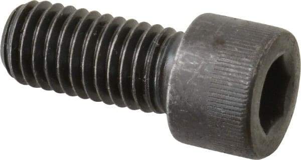Made in USA - 1/2-13 UNC Hex Socket Drive, Socket Cap Screw - Alloy Steel, Black Oxide Finish, Fully Threaded, 1-1/8" Length Under Head - Eagle Tool & Supply
