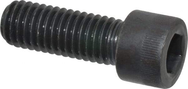 Made in USA - 1/2-13 UNC Hex Socket Drive, Socket Cap Screw - Alloy Steel, Black Oxide Finish, Fully Threaded, 1-3/8" Length Under Head - Eagle Tool & Supply