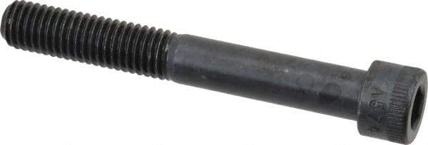 Made in USA - 1/2-13 UNC Hex Socket Drive, Socket Cap Screw - Alloy Steel, Black Oxide Finish, Partially Threaded, 3-3/4" Length Under Head - Eagle Tool & Supply