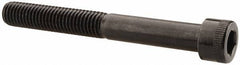 Made in USA - 1/2-13 UNC Hex Socket Drive, Socket Cap Screw - Alloy Steel, Black Oxide Finish, Partially Threaded, 4-1/4" Length Under Head - Eagle Tool & Supply