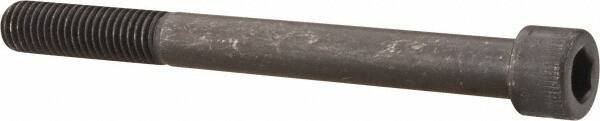 Made in USA - 1/2-13 UNC Hex Socket Drive, Socket Cap Screw - Alloy Steel, Black Oxide Finish, Partially Threaded, 5-1/4" Length Under Head - Eagle Tool & Supply