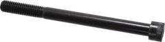 Made in USA - 1/2-13 UNC Hex Socket Drive, Socket Cap Screw - Alloy Steel, Black Oxide Finish, Partially Threaded, 6" Length Under Head - Eagle Tool & Supply