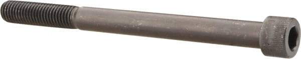 Made in USA - 1/2-13 UNC Hex Socket Drive, Socket Cap Screw - Alloy Steel, Black Oxide Finish, Partially Threaded, 6-1/4" Length Under Head - Eagle Tool & Supply