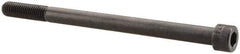 Made in USA - 1/2-13 UNC Hex Socket Drive, Socket Cap Screw - Alloy Steel, Black Oxide Finish, Partially Threaded, 7-1/2" Length Under Head - Eagle Tool & Supply