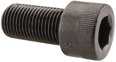 Made in USA - 1/2-20 UNF Hex Socket Drive, Socket Cap Screw - Alloy Steel, Black Oxide Finish, Fully Threaded, 1" Length Under Head - Eagle Tool & Supply