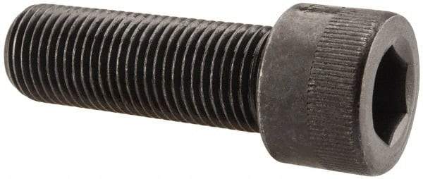 Made in USA - 1/2-20 UNF Hex Socket Drive, Socket Cap Screw - Alloy Steel, Black Oxide Finish, Fully Threaded, 1-1/2" Length Under Head - Eagle Tool & Supply