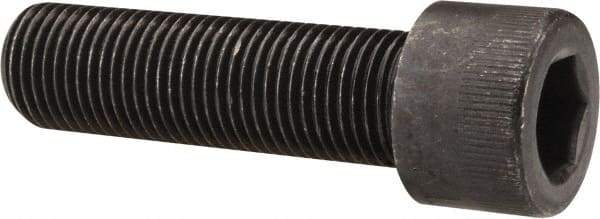Made in USA - 1/2-20 UNF Hex Socket Drive, Socket Cap Screw - Alloy Steel, Black Oxide Finish, Fully Threaded, 1-3/4" Length Under Head - Eagle Tool & Supply
