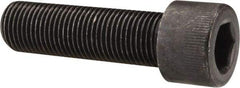 Made in USA - 1/2-20 UNF Hex Socket Drive, Socket Cap Screw - Alloy Steel, Black Oxide Finish, Fully Threaded, 1-3/4" Length Under Head - Eagle Tool & Supply