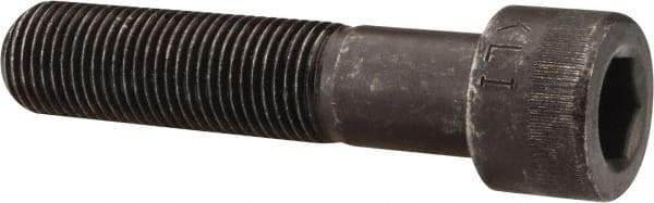 Made in USA - 1/2-20 UNF Hex Socket Drive, Socket Cap Screw - Alloy Steel, Black Oxide Finish, Partially Threaded, 2-1/4" Length Under Head - Eagle Tool & Supply